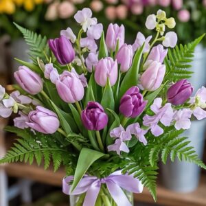 Букет «Сиреневый комплимент»